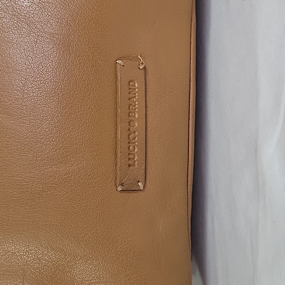 Lucky Brand Tan Leather Crossbody Bag - Picture 5 of 13